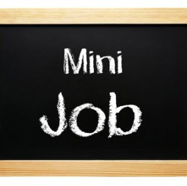 Ich suche nach einem Minjob