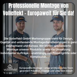 Professionelle Montage von Volleffekt – Europaweit